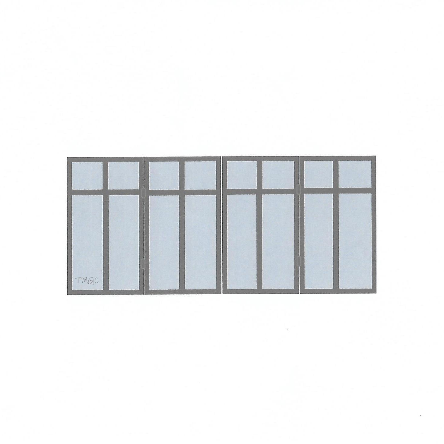Hampton 5b - Blue Melbourne Motorised Gate Company- Bi-fold gates