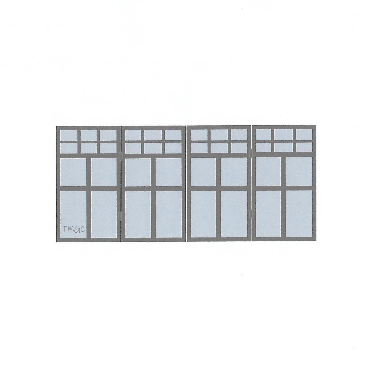 Hampton 6b - Blue Hawthorn East Trackless Bi-Fold Swing Gates