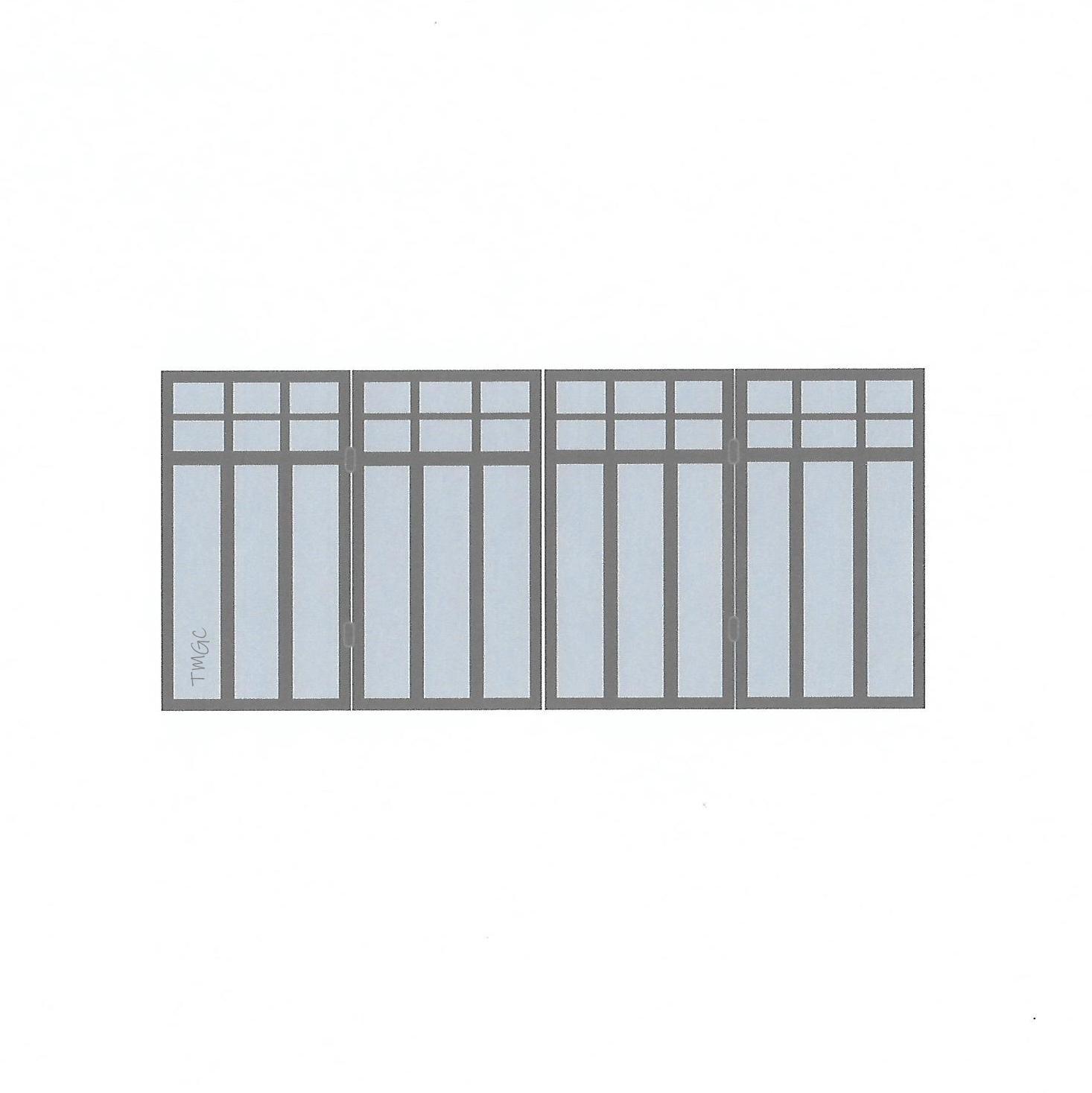 Hampton 7 - Blue Melbourne Motorised Gate Company- Bi-fold gates