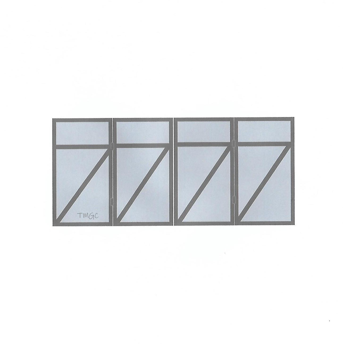 Hampton 8b - blue Melbourne Motorised Gate Company- Bi-fold gates