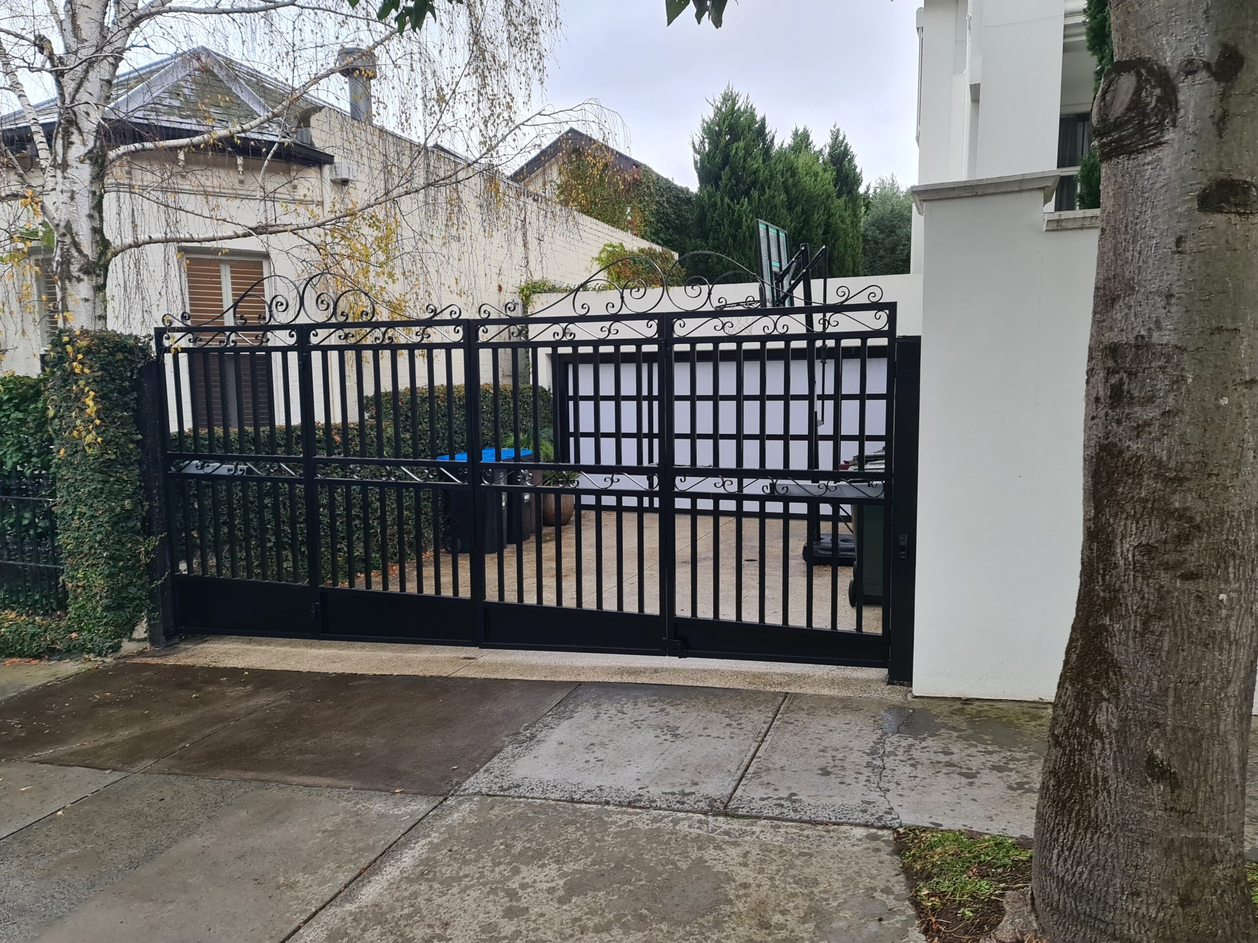 The Motorised Gate Company Case study Residential Gates- Moonee Ponds