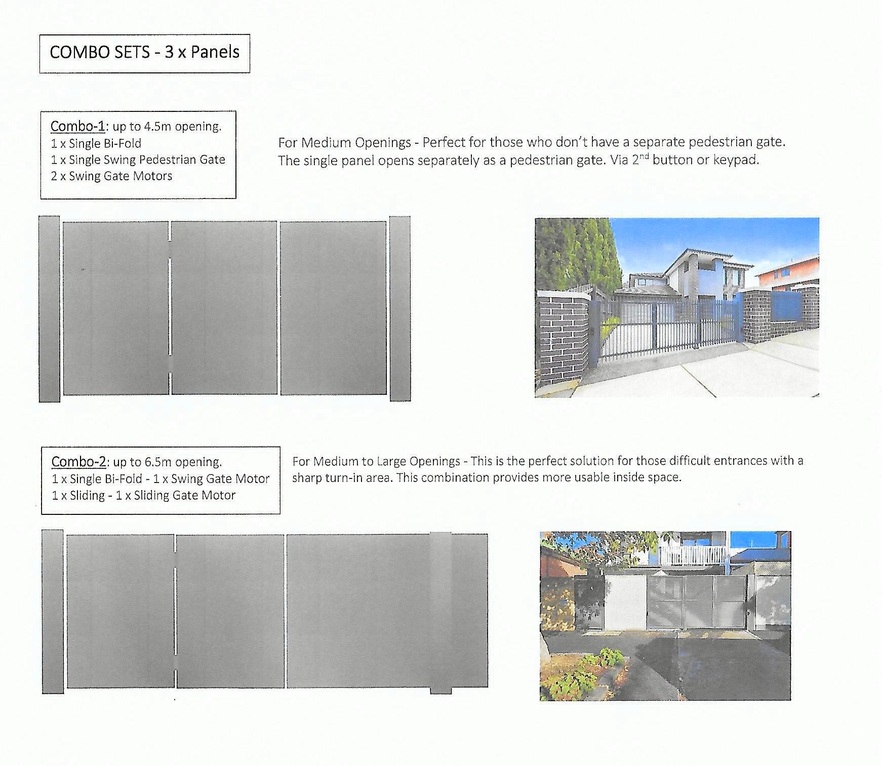Configurations Update Pg 2... Melbourne Motorised Gates Commercial Doors - Commercial Bi-fold Garage Door Design & Installations